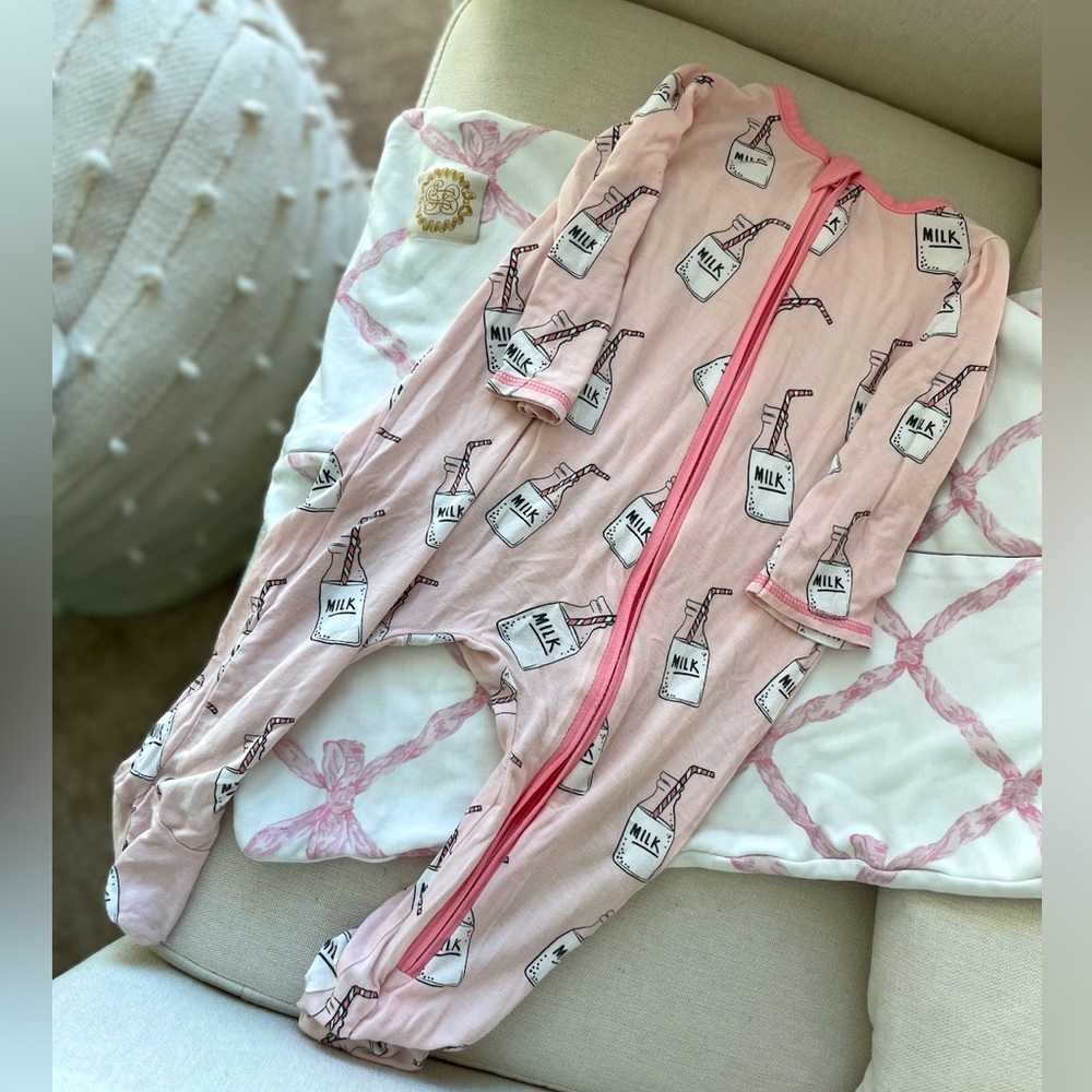 Mudpie milk onesie/sleeper